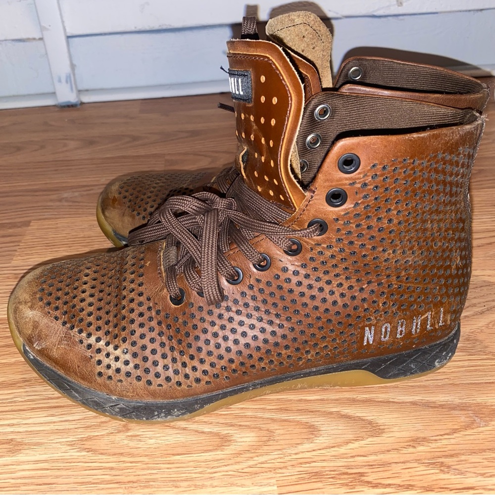 Nobull MEN'S HIGH-TOP LEATHER TRAINER